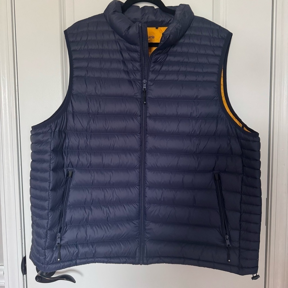 Solaris Men's Navy Puffer 2XB Packable Vest